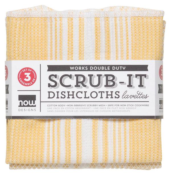 kitchengrips Scrub-it Dishcloths Set - Yellow