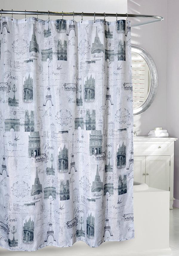 kitchengrips Shower Curtain Eiffel