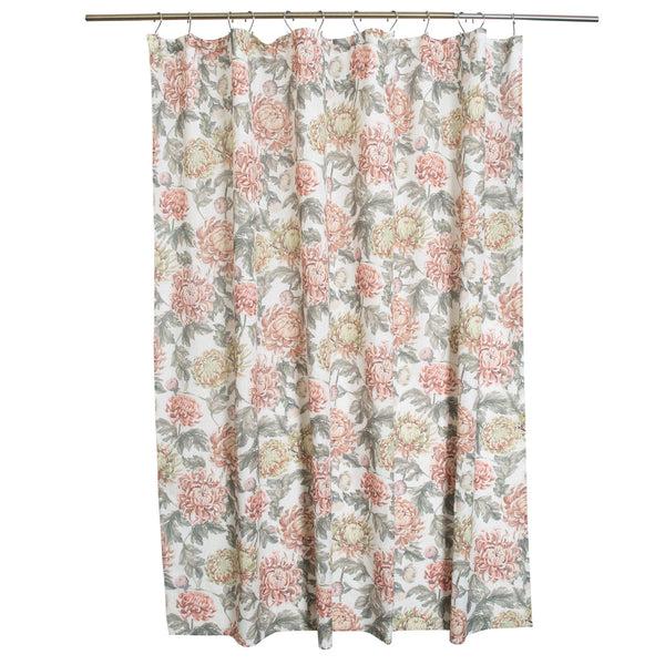 Kitchengrips Shower Curtain Fall Peony