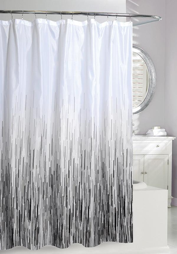 kitchengrips Shower Curtain Greyscale