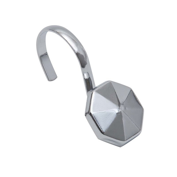 kitchengrips Shower Curtain Hooks Alta - Chrome