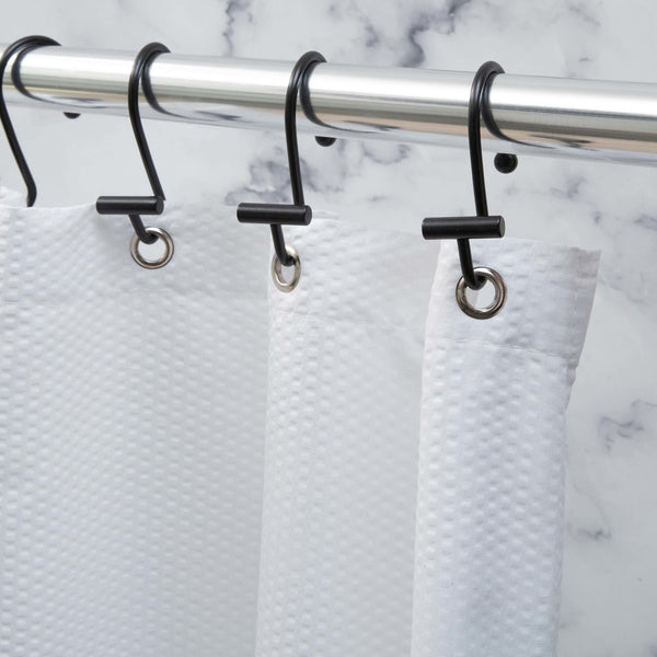 Kitchengrips Shower Curtain Hooks Halden - Black