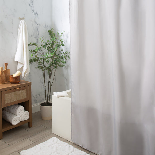 Kitchengrips Shower Curtain Liner Grey