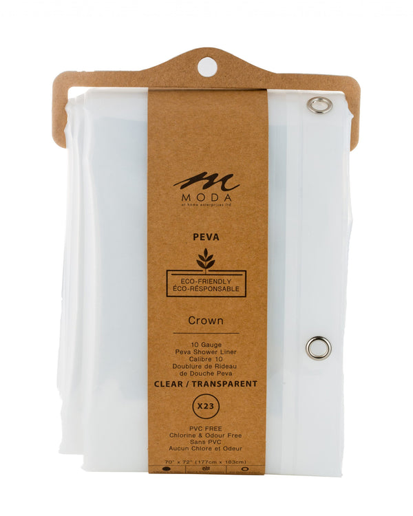 kitchengrips Shower Curtain Liner PEVA Clear