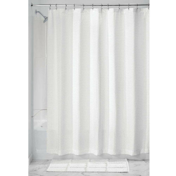 kitchengrips Shower Curtain Waffle Weave