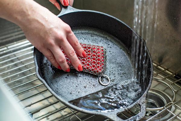 Kitchengrips Silicone & Chainmail Scrubbing Pad