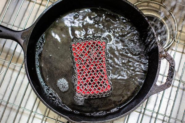 Kitchengrips Silicone & Chainmail Scrubbing Pad