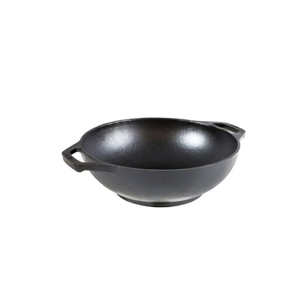 kitchengrips Small Wok Cast Iron