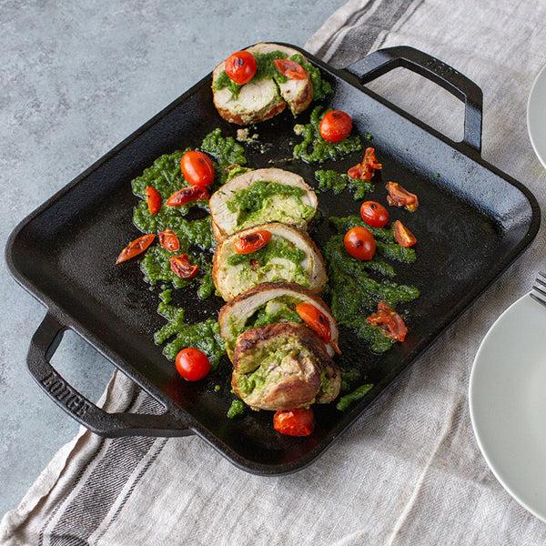 Kitchengrips Square Griddle Cast Iron