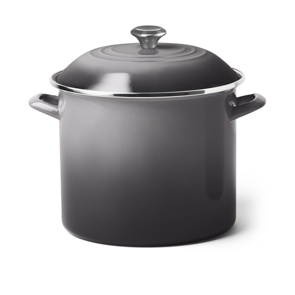 kitchengrips Stock Pot Enameled Steel Oyster