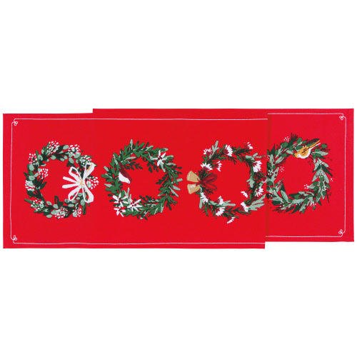 kitchengrips Table Runner Wreaths