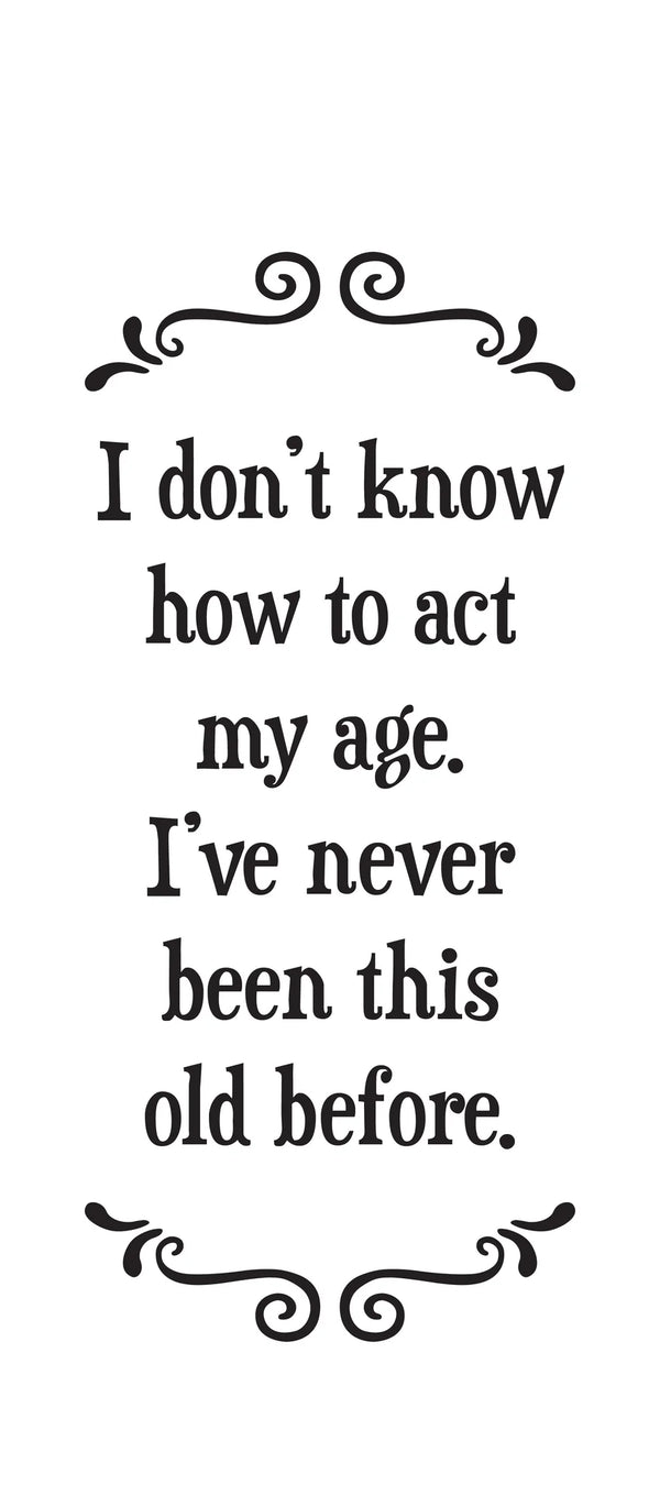 kitchengrips Tea Towel Act My Age