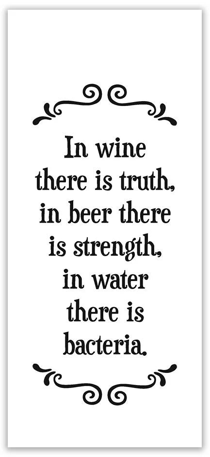 kitchengrips Tea Towel Beer Truth