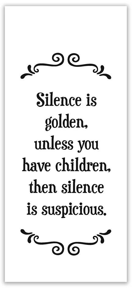 kitchengrips Tea Towel Suspicious Silence