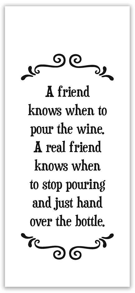 kitchengrips Tea Towel The Bottle