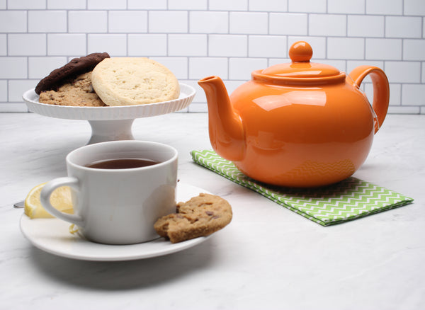 Kitchengrips Teapot 6 Cup Orange
