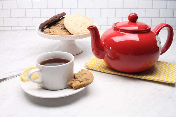 Kitchengrips Teapot 6 Cup Red