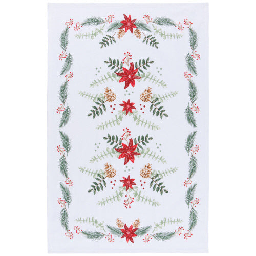 kitchengrips Teatowel Poinsettia