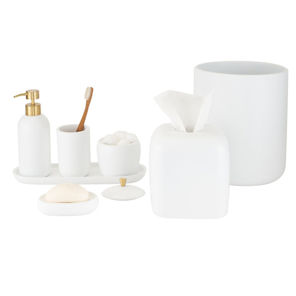 Kitchengrips Tissue Box - Sophia White