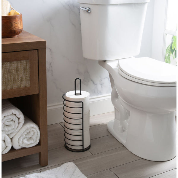 kitchengrips Toilet Paper Roll Reserve Afton Black