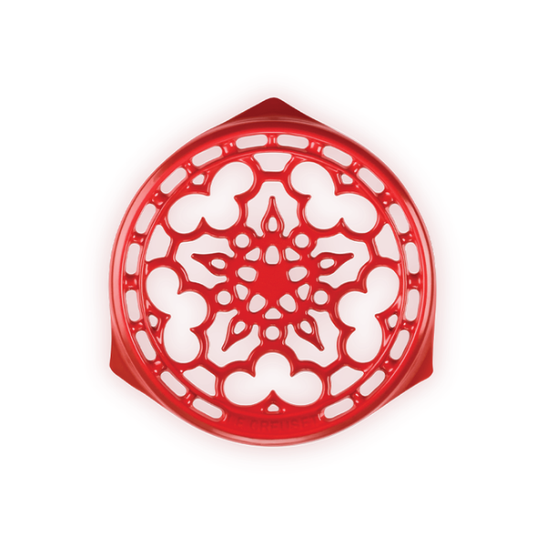 kitchengrips Trivet Cerise Enameled Cast Iron