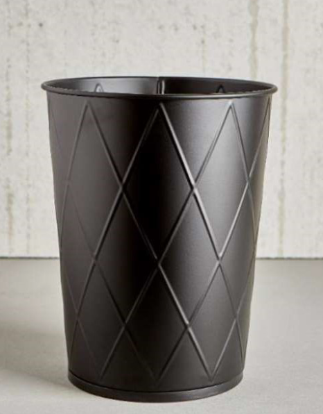 kitchengrips Waste Basket- Harlequin Black