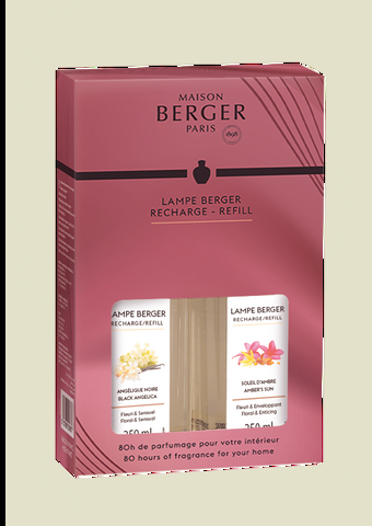 kitchengrips Lampe Berger Black Angelica + Amber's Sun Duality Duo Pack