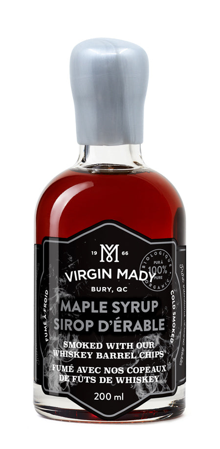 kitchengrips Organic Maple Syrup Infused with Smoked Whiskey Chips