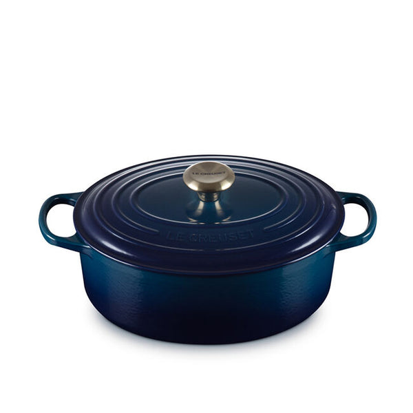 kitchengrips Oval Dutch Oven Agave Enameled Cast Iron