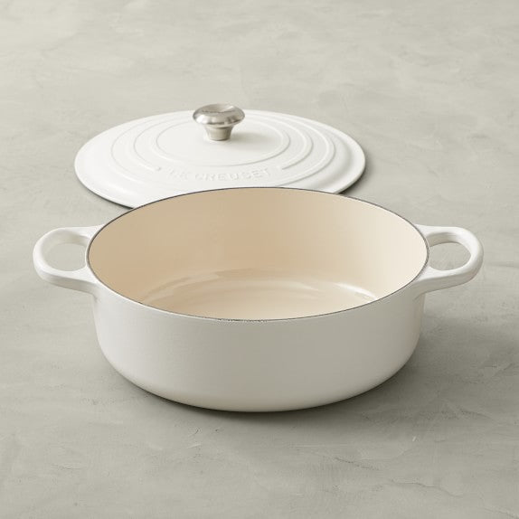 Kitchengrips Oval Dutch Ovens Meringue Enameled Cast Iron