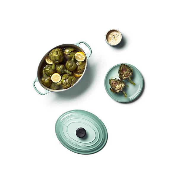Kitchengrips Oval Dutch Ovens Sage Enameled Cast Iron