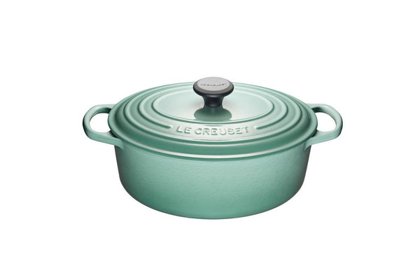kitchengrips Oval Dutch Ovens Sage Enameled Cast Iron