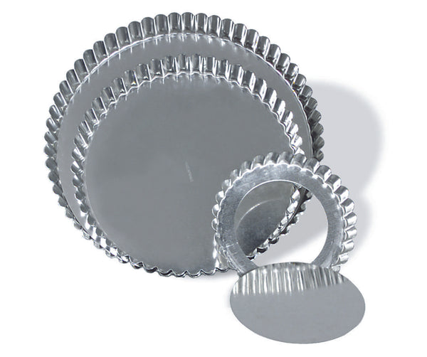 kitchengrips Quiche Pan Round with Removable Bottoms