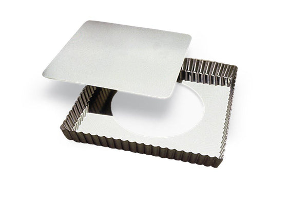 kitchengrips Quiche Pan Square with Removable Bottom