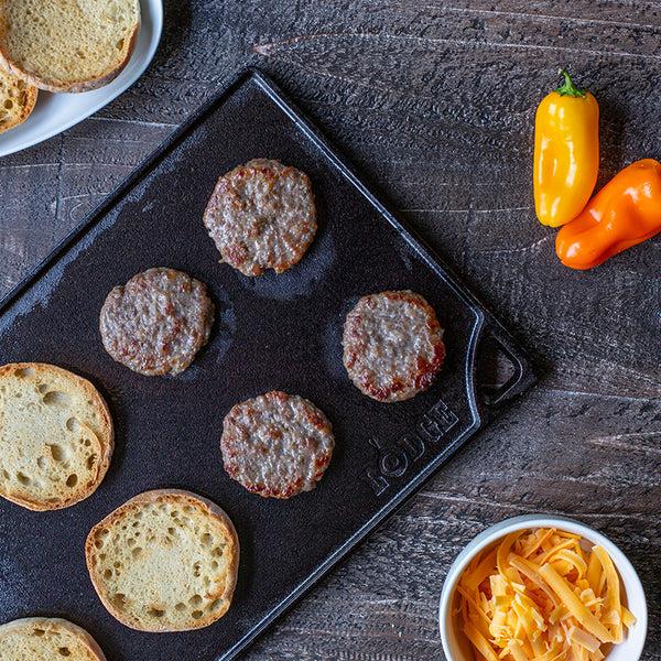 Kitchengrips Reversible Grill/Griddle Pan Cast Iron