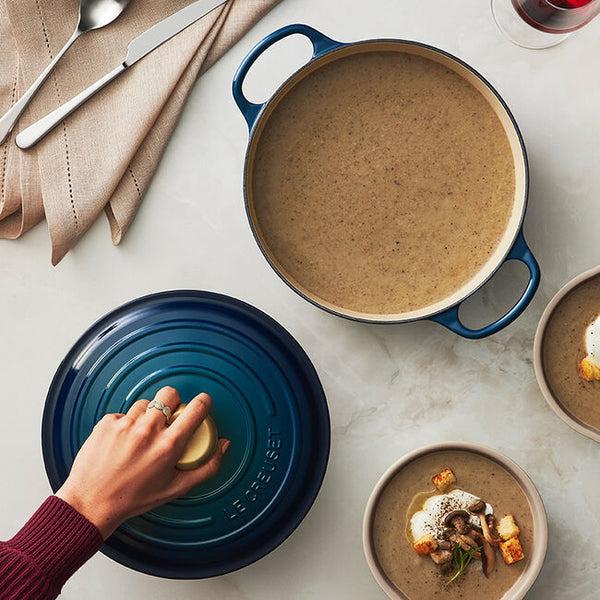 Kitchengrips Round Dutch Ovens Agave Enameled Cast Iron