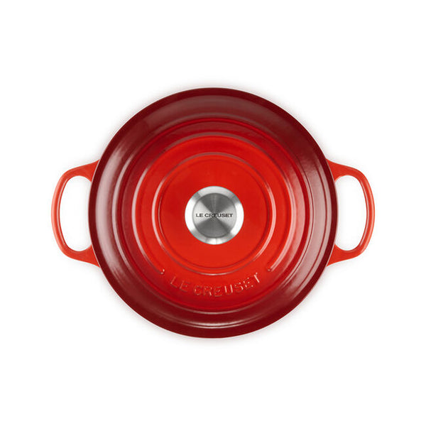 Kitchengrips Round Dutch Ovens Cerise Enameled Cast Iron