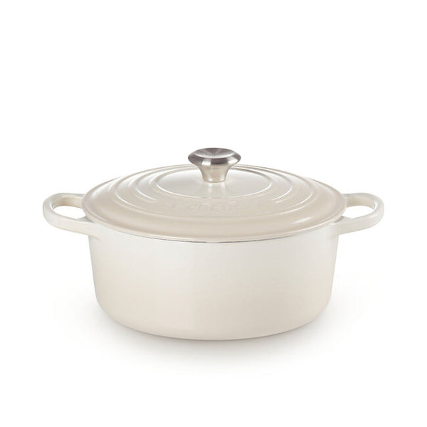 Kitchengrips Round Dutch Ovens Meringue Enameled Cast Iron