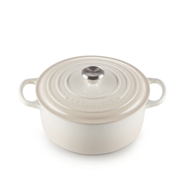 kitchengrips Round Dutch Ovens Meringue Enameled Cast Iron