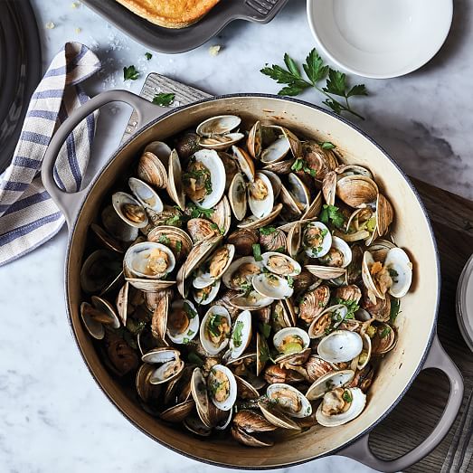 Kitchengrips Round Dutch Ovens Oyster Enameled Cast Iron