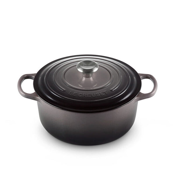 kitchengrips Round Dutch Ovens Oyster Enameled Cast Iron