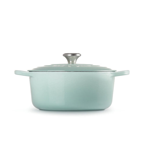 Kitchengrips Round Dutch Ovens Sage Enameled Cast Iron