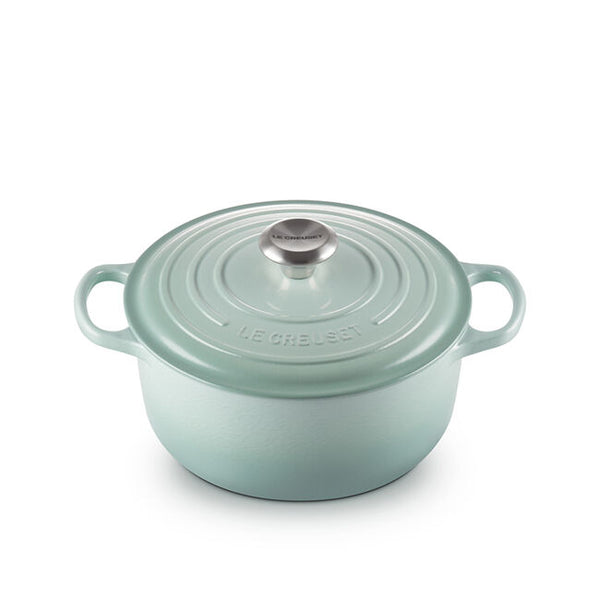 kitchengrips Round Dutch Ovens Sage Enameled Cast Iron
