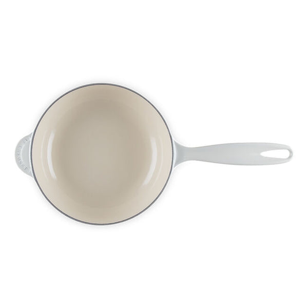 Kitchengrips Saucier Pan Meringue Enameled Cast Iron