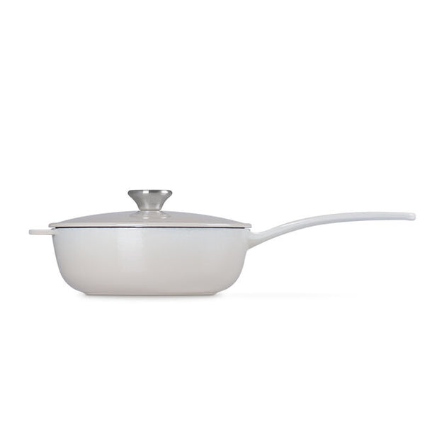 Kitchengrips Saucier Pan Meringue Enameled Cast Iron