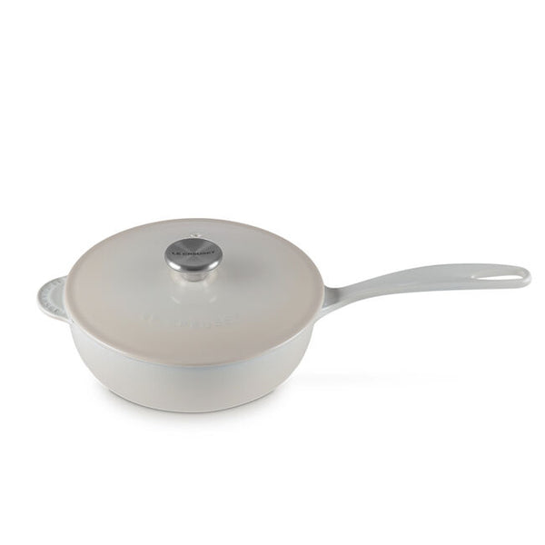 kitchengrips Saucier Pan Meringue Enameled Cast Iron