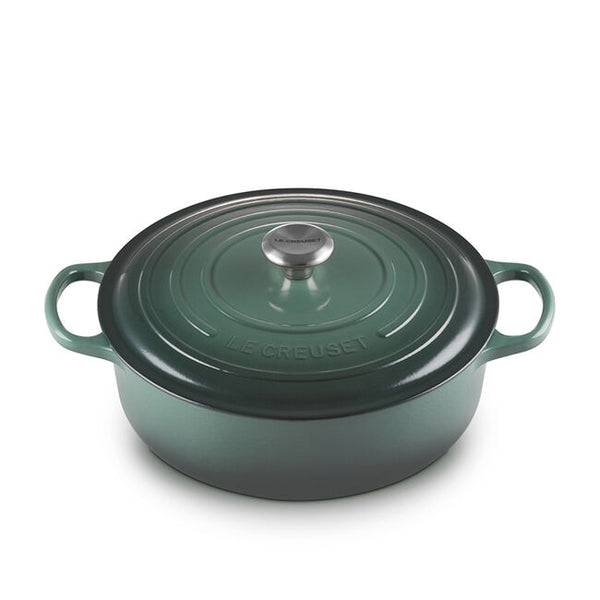 kitchengrips Shallow Round Oven Artichaut Enameled Cast Iron