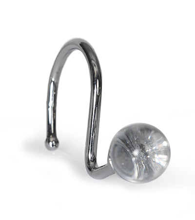 kitchengrips Shower Curtain Hooks - Luminous Clear Ball
