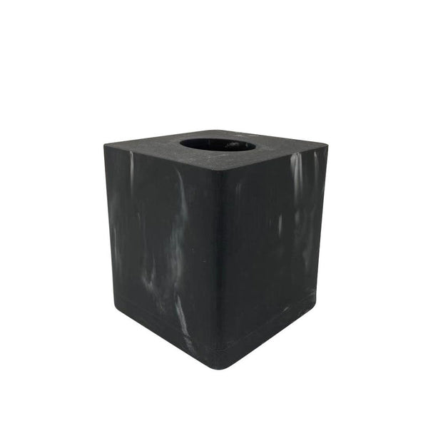 kitchengrips Tissue Box - Michaelangelo Black Marble Finish
