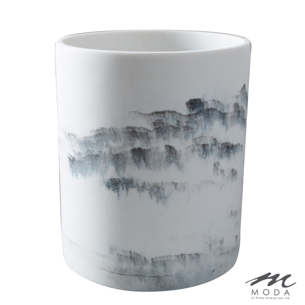 kitchengrips Waste Basket - Michaelangelo White Marble